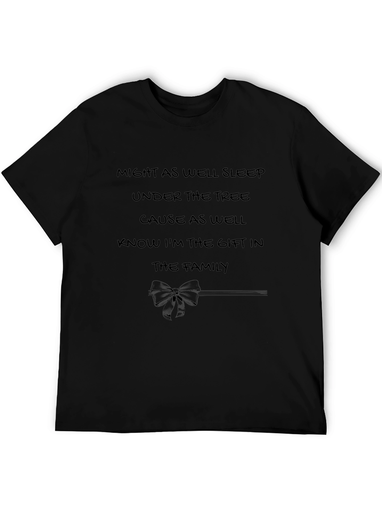 Gift of the Family Black Graphic Tee