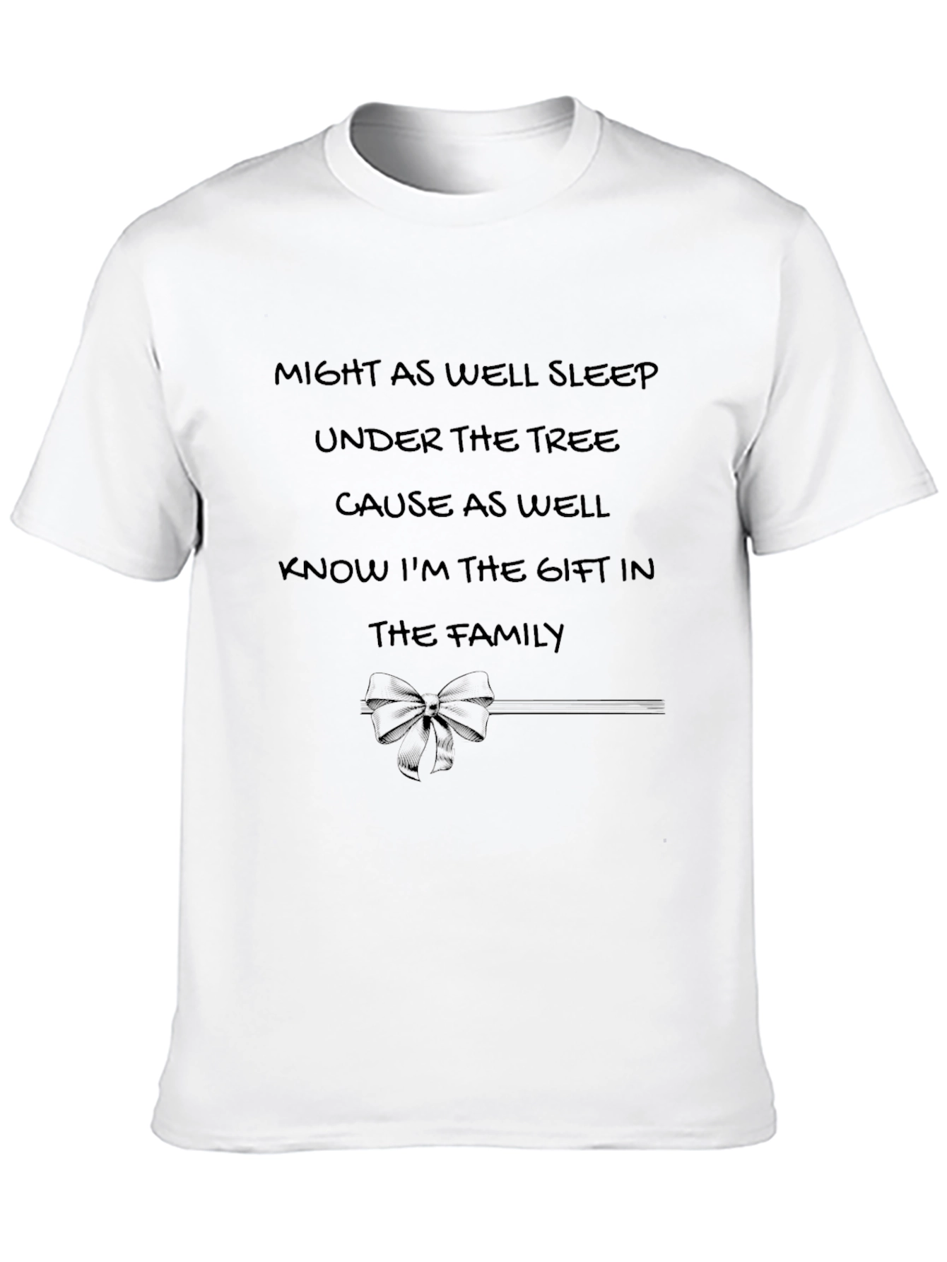 Gift of the Family Black Graphic Tee