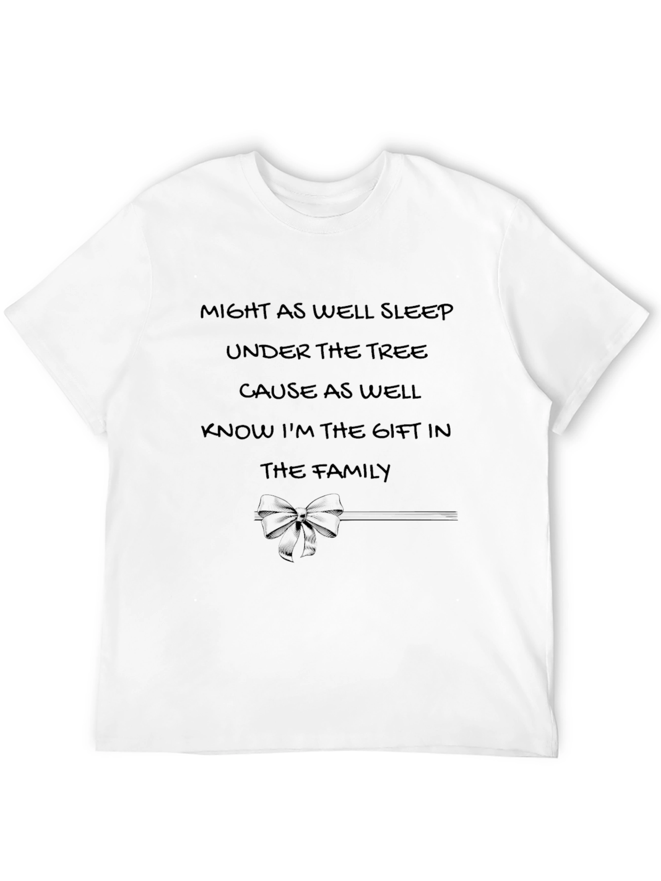 Gift of the Family Black Graphic Tee