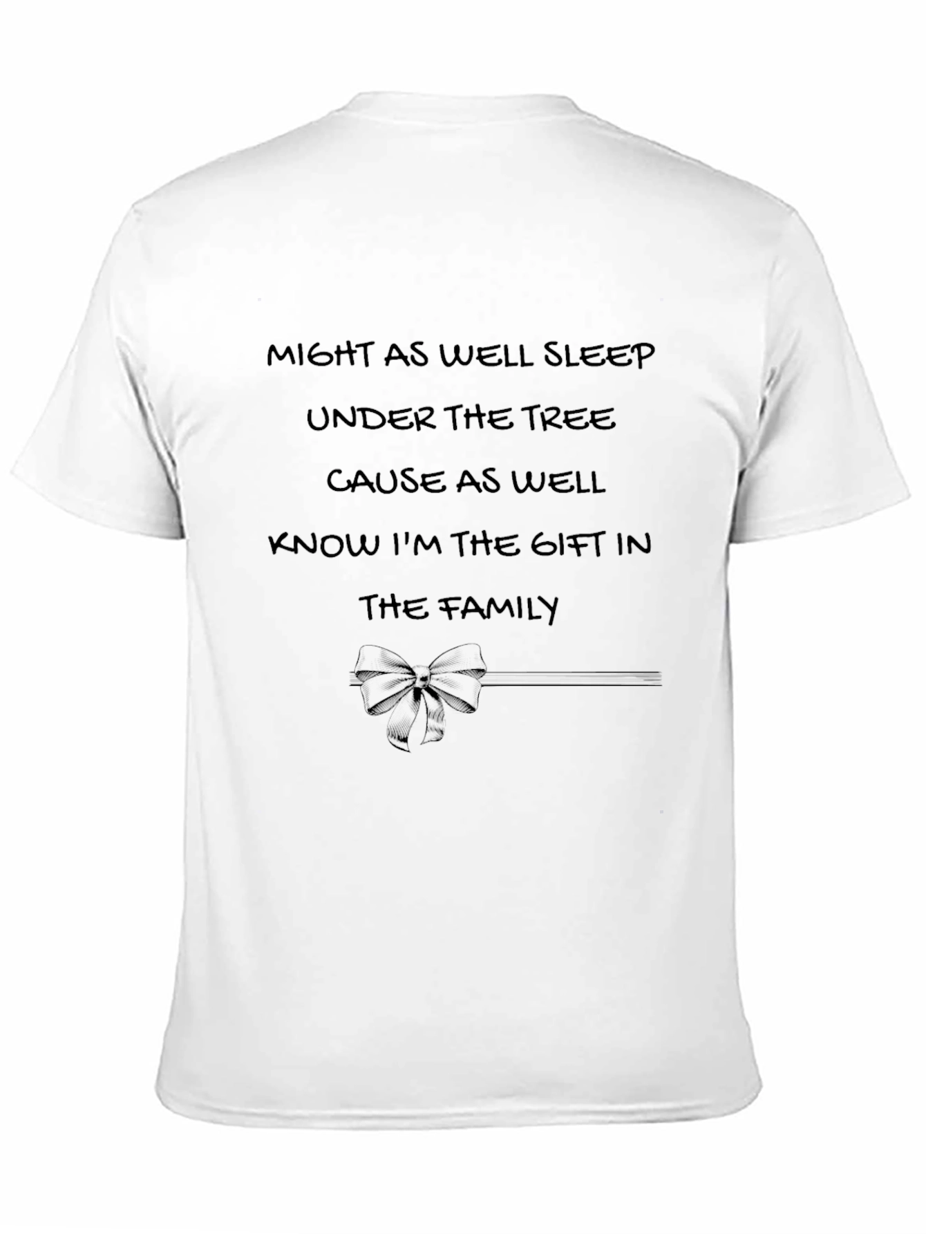 Gift of the Family Black Graphic Tee