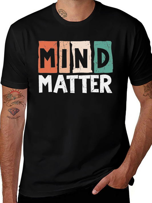 Mind Matter Graphic T-Shirt Retro Design