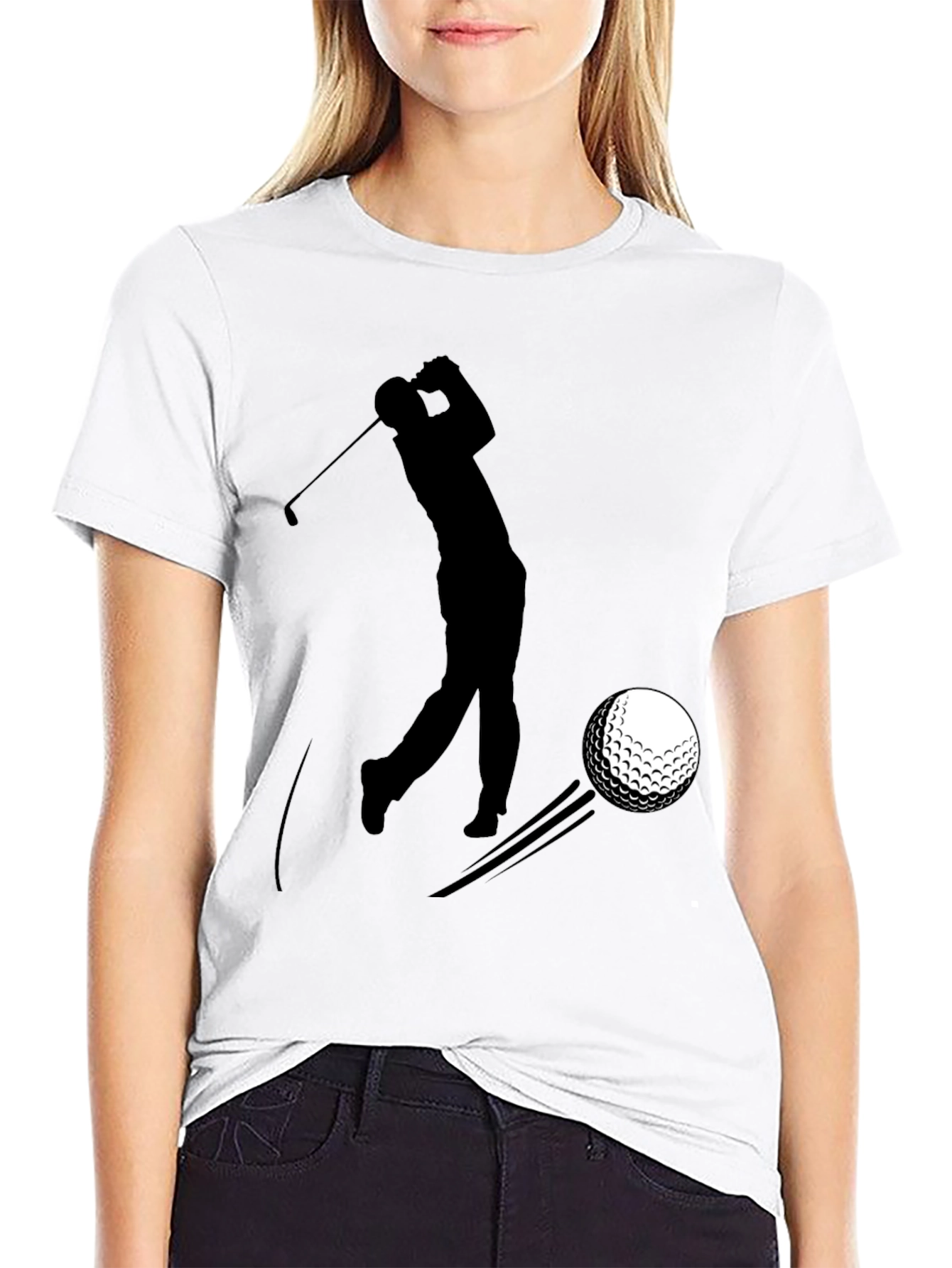 Golf Swing Silhouette T-Shirt