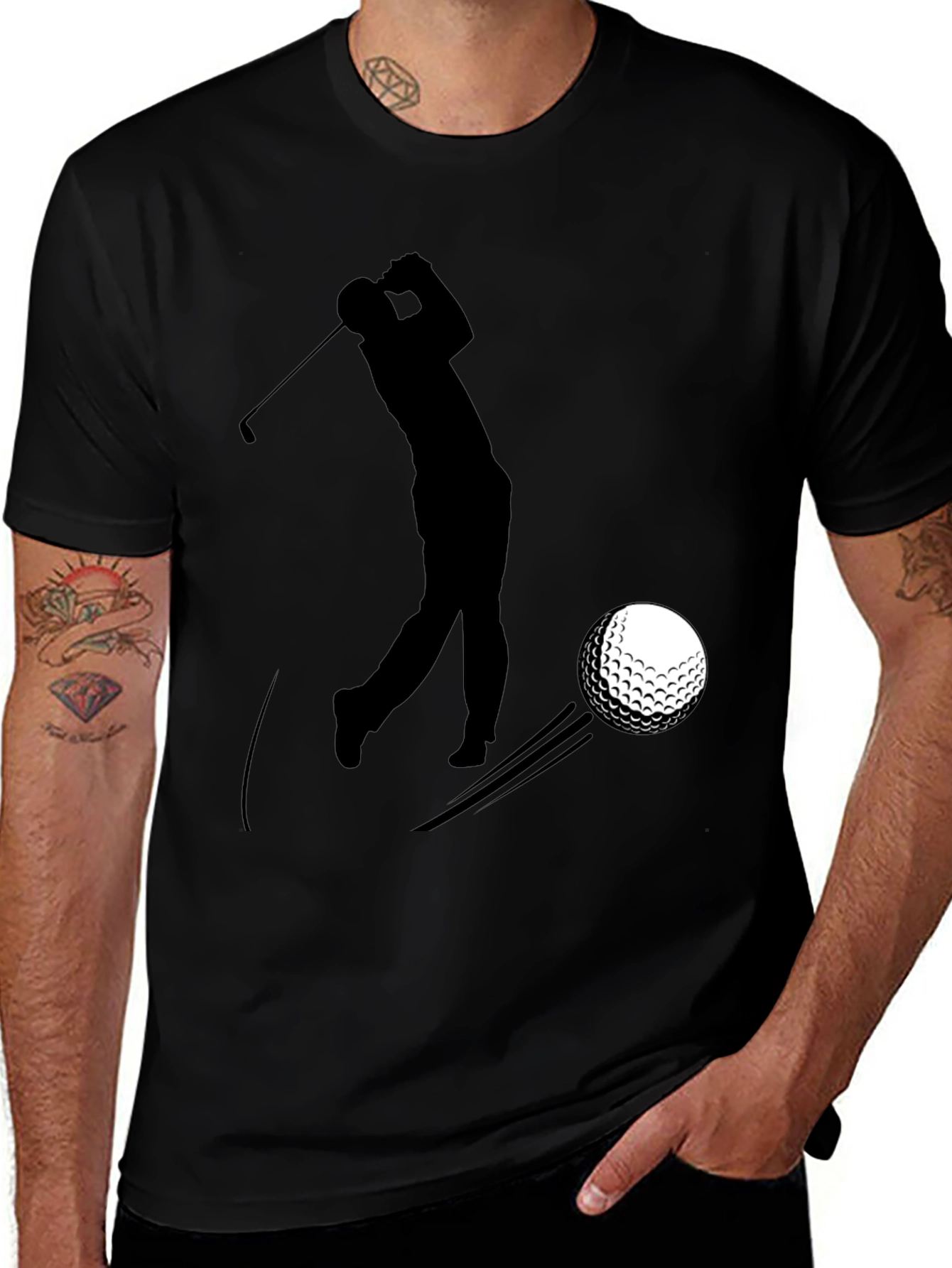 Golf Swing Silhouette T-Shirt