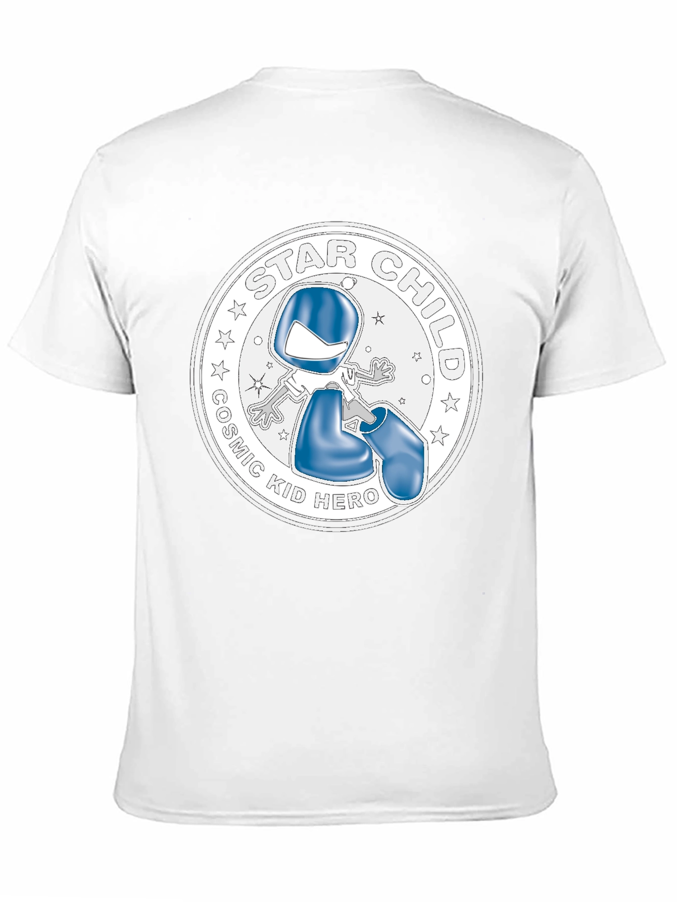 Cosmic Kid Hero Black T-Shirt