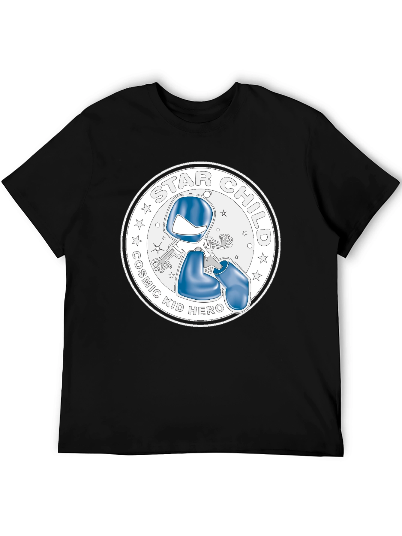 Cosmic Kid Hero Black T-Shirt