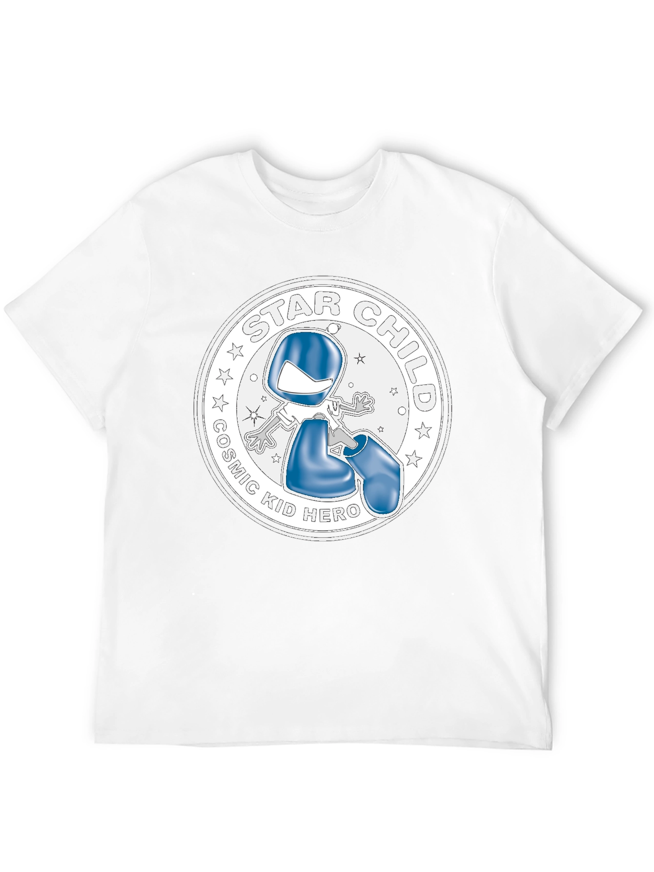 Cosmic Kid Hero Black T-Shirt
