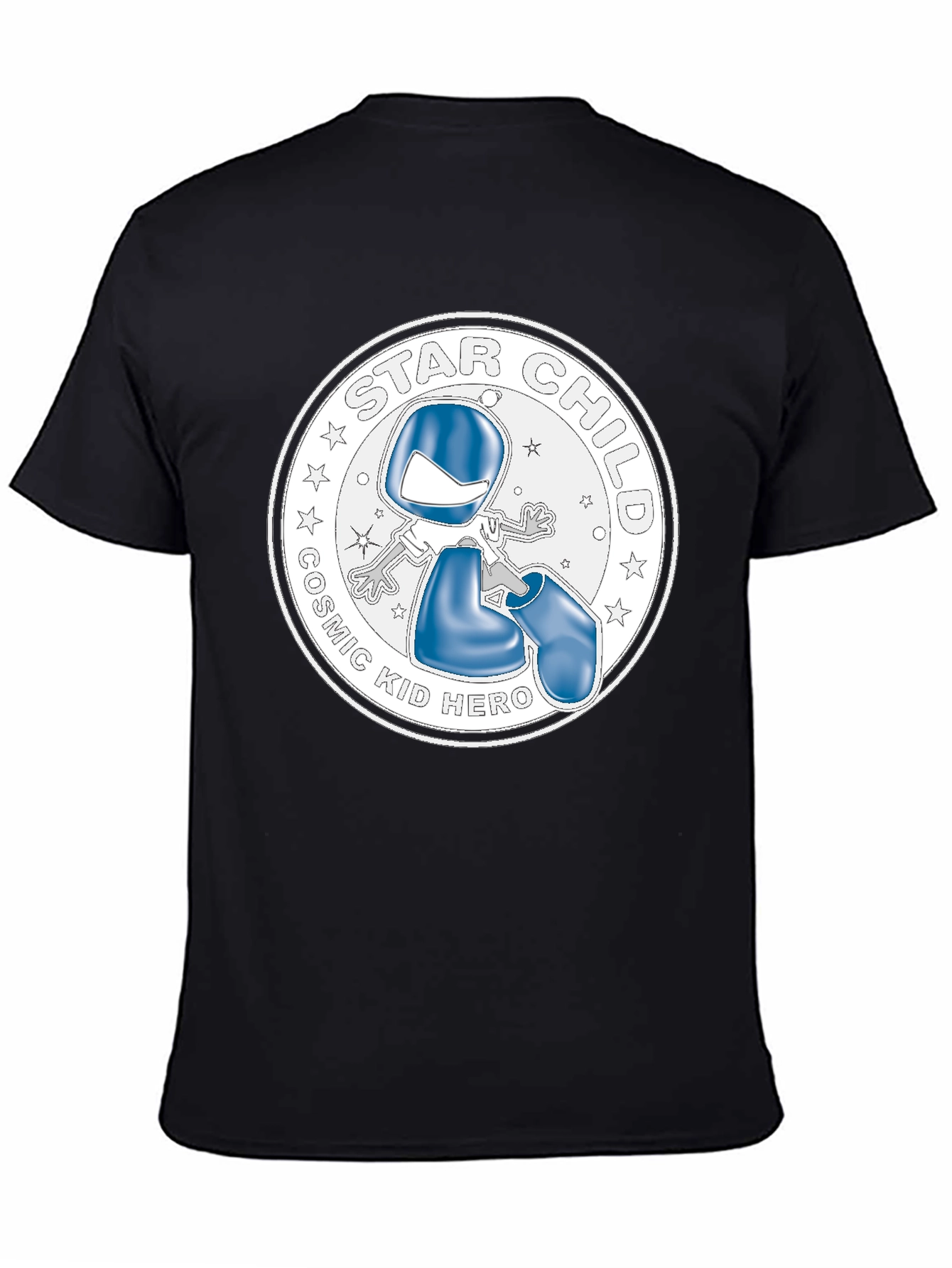 Cosmic Kid Hero Black T-Shirt