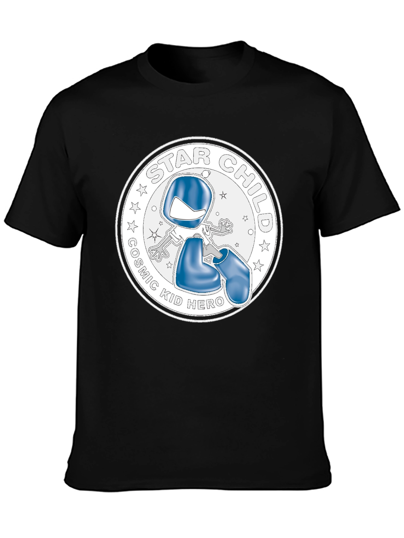 Cosmic Kid Hero Black T-Shirt