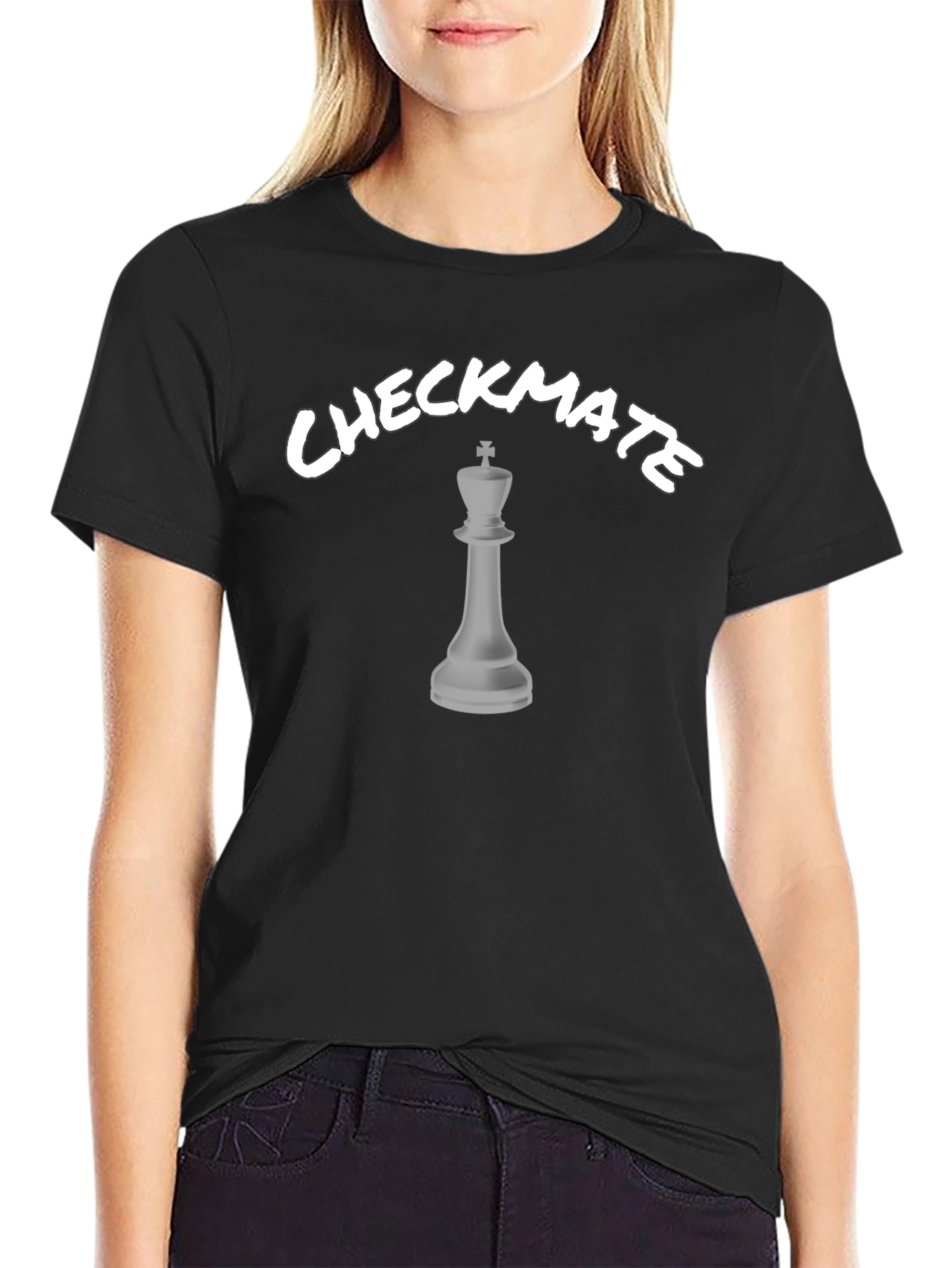 Checkmate Chess King Graphic T-Shirt
