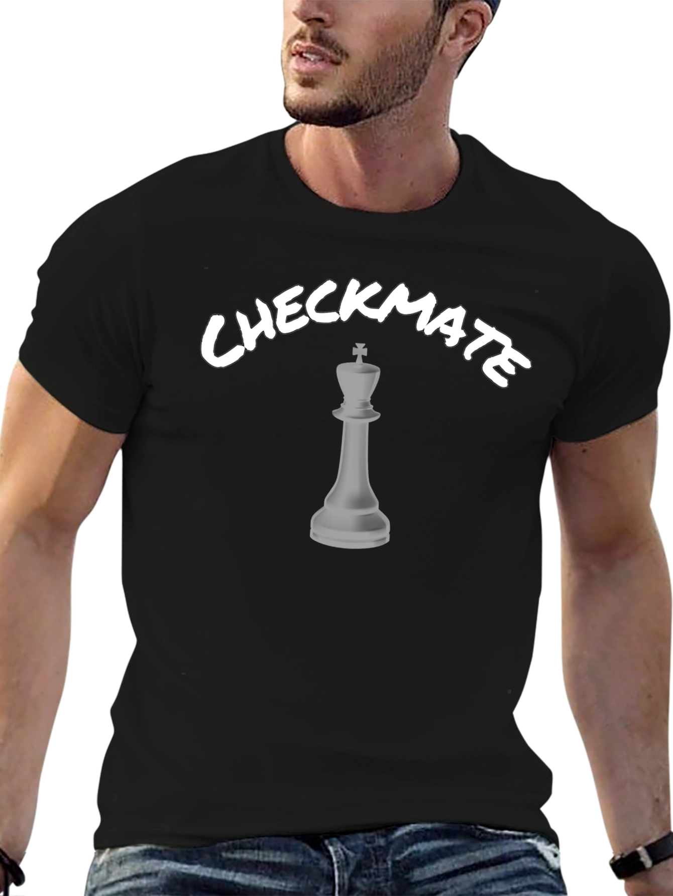 Checkmate Chess King Graphic T-Shirt