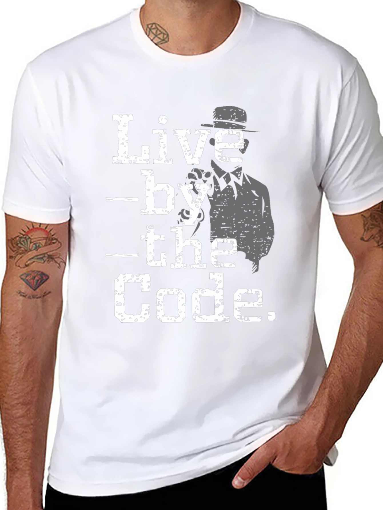 Live by the Code Graphic T-Shirt