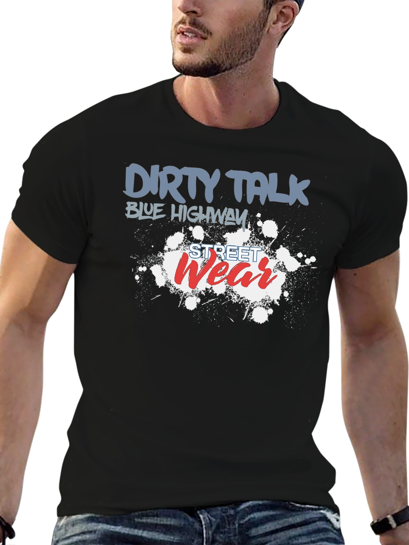Dirty Talk Street Wear Graphic T-Shirt