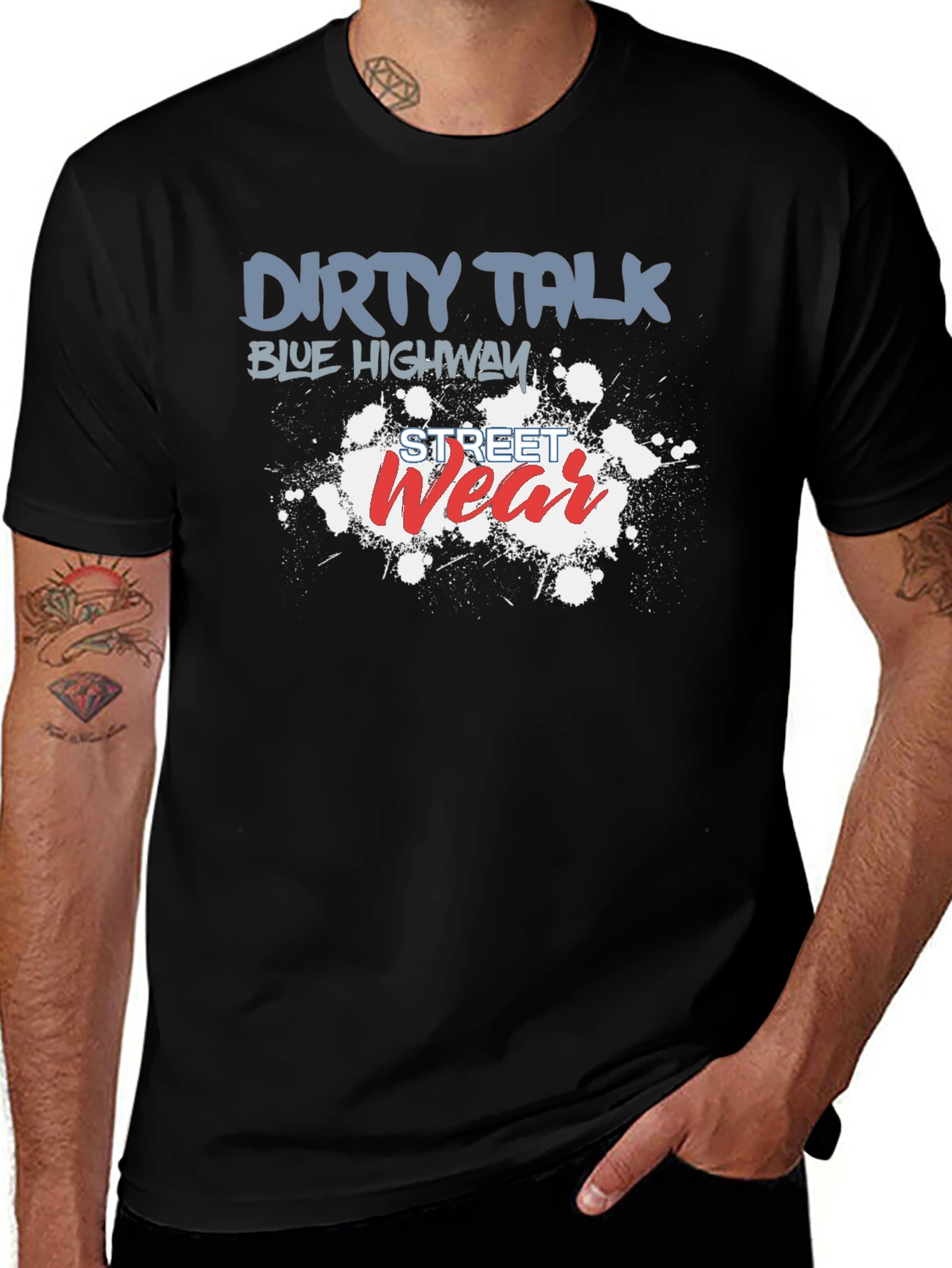 Dirty Talk Street Wear Graphic T-Shirt