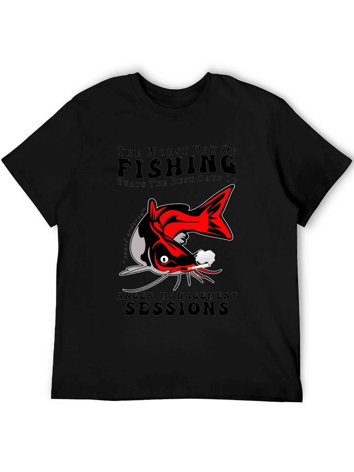 Fishing Anger Management Graphic Tee