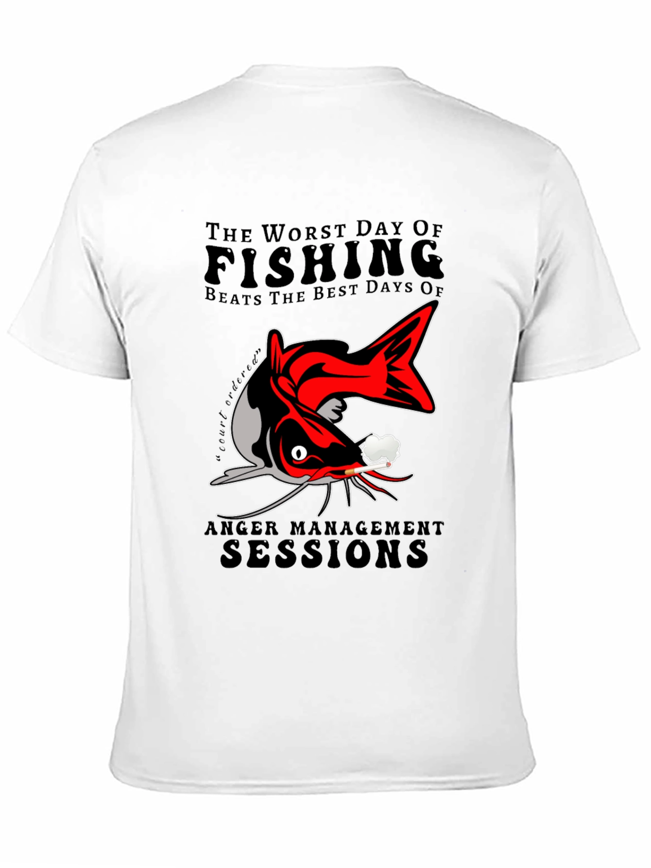 Fishing Anger Management Graphic Tee
