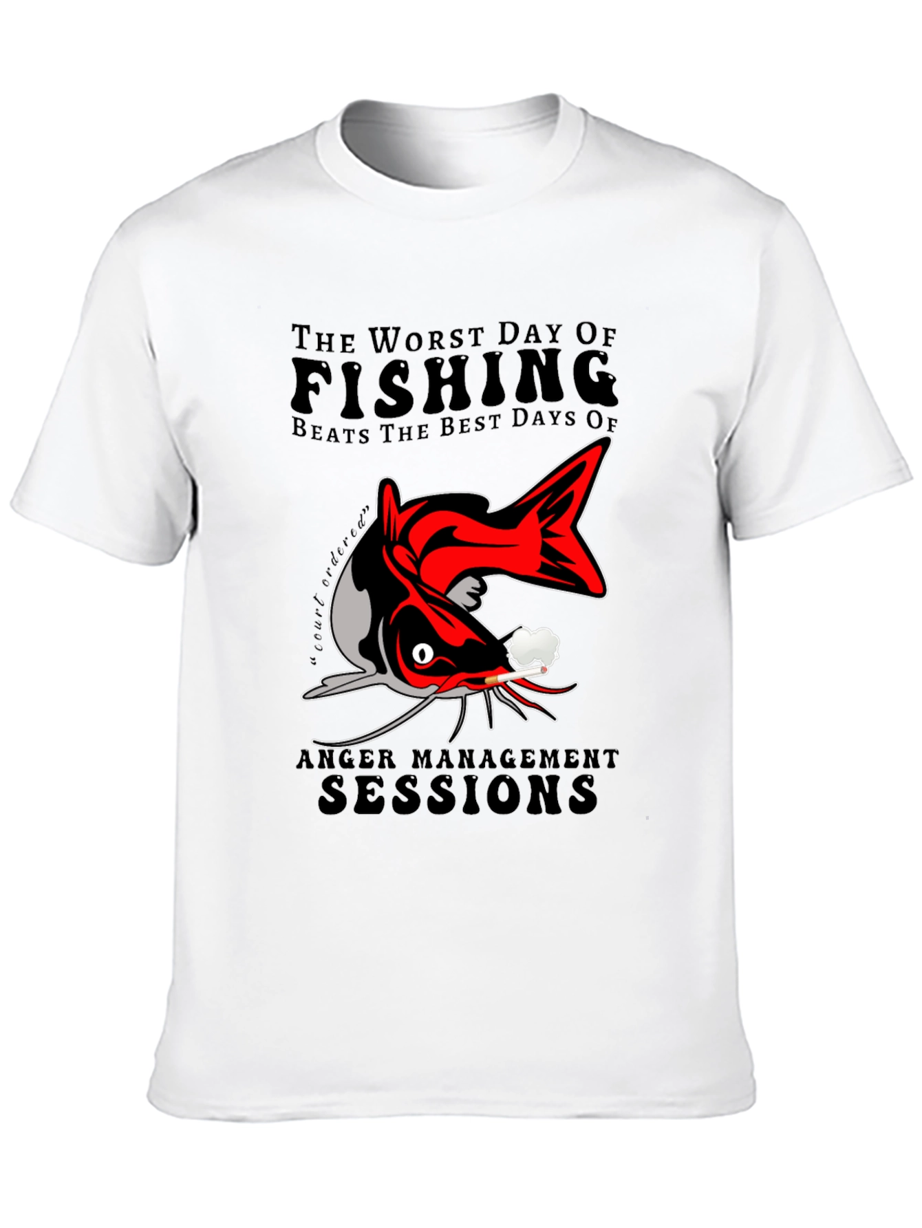 Fishing Anger Management Graphic Tee