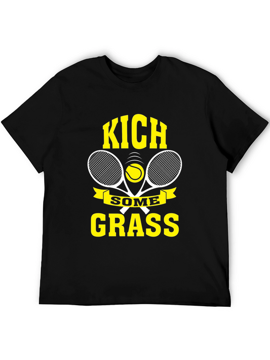 Kick Some Grass Tennis T-Shirt
