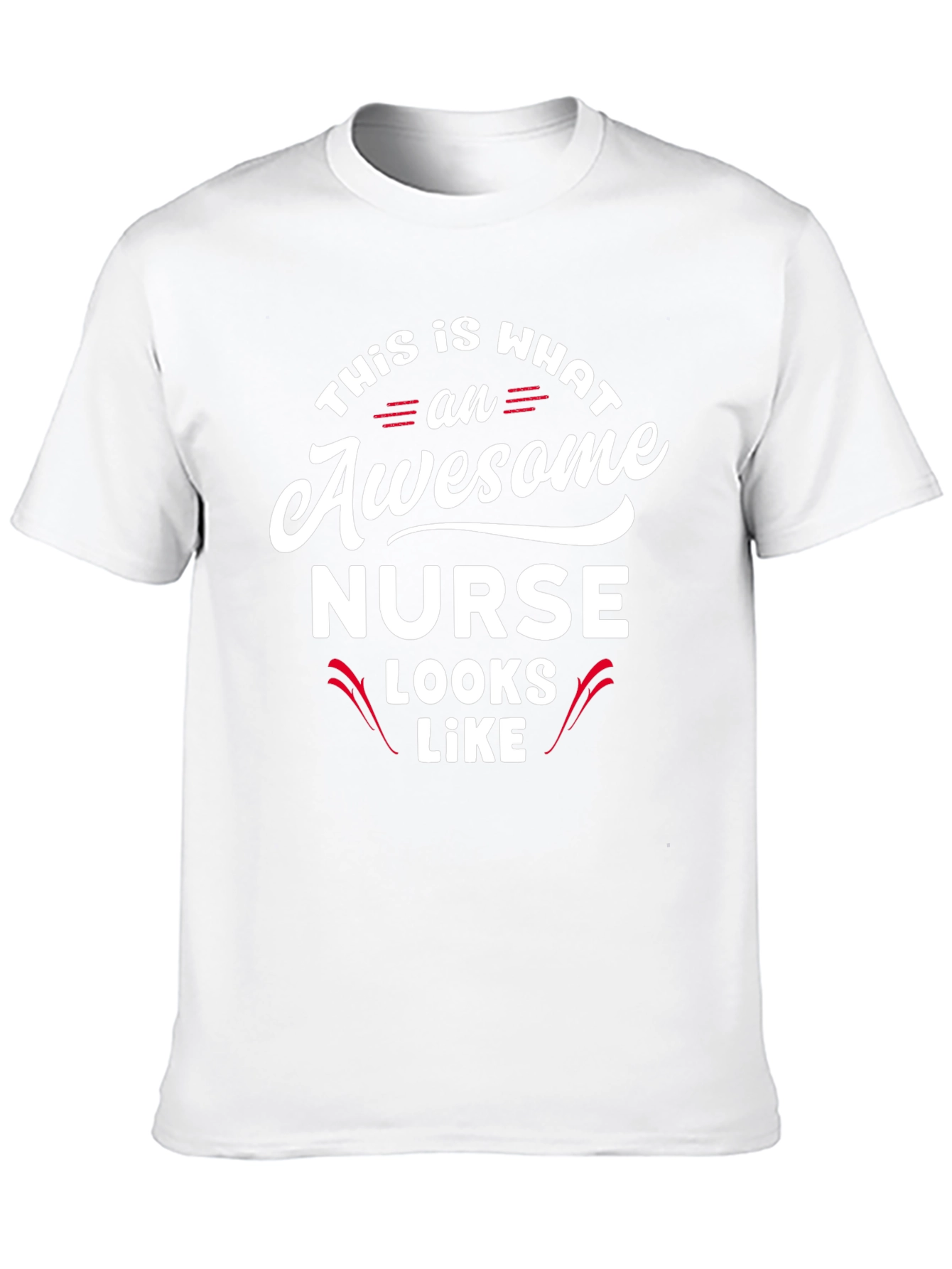 Awesome Nurse Graphic T-Shirt - Black