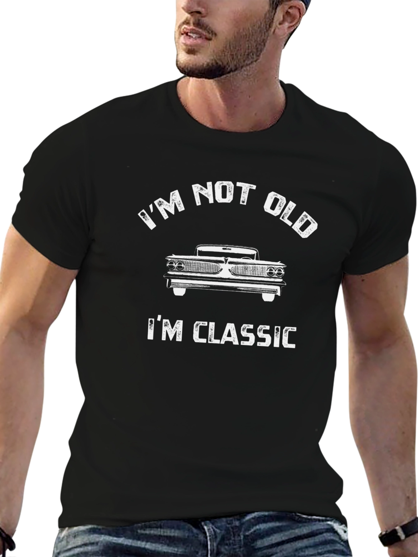 Im Not Old Im Classic Car T-Shirt - Black