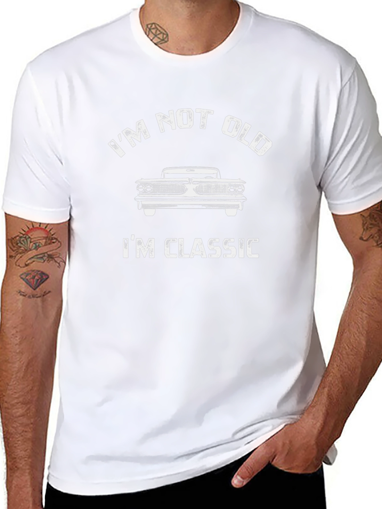 Im Not Old Im Classic Car T-Shirt - Black