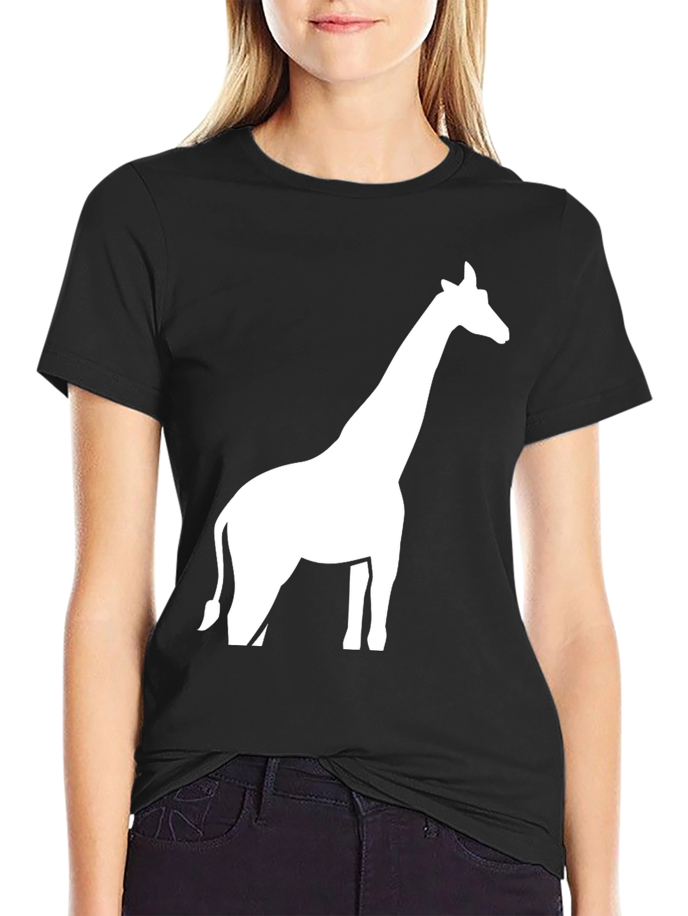 Giraffe Graphic Tee - Modern Unisex T-Shirt
