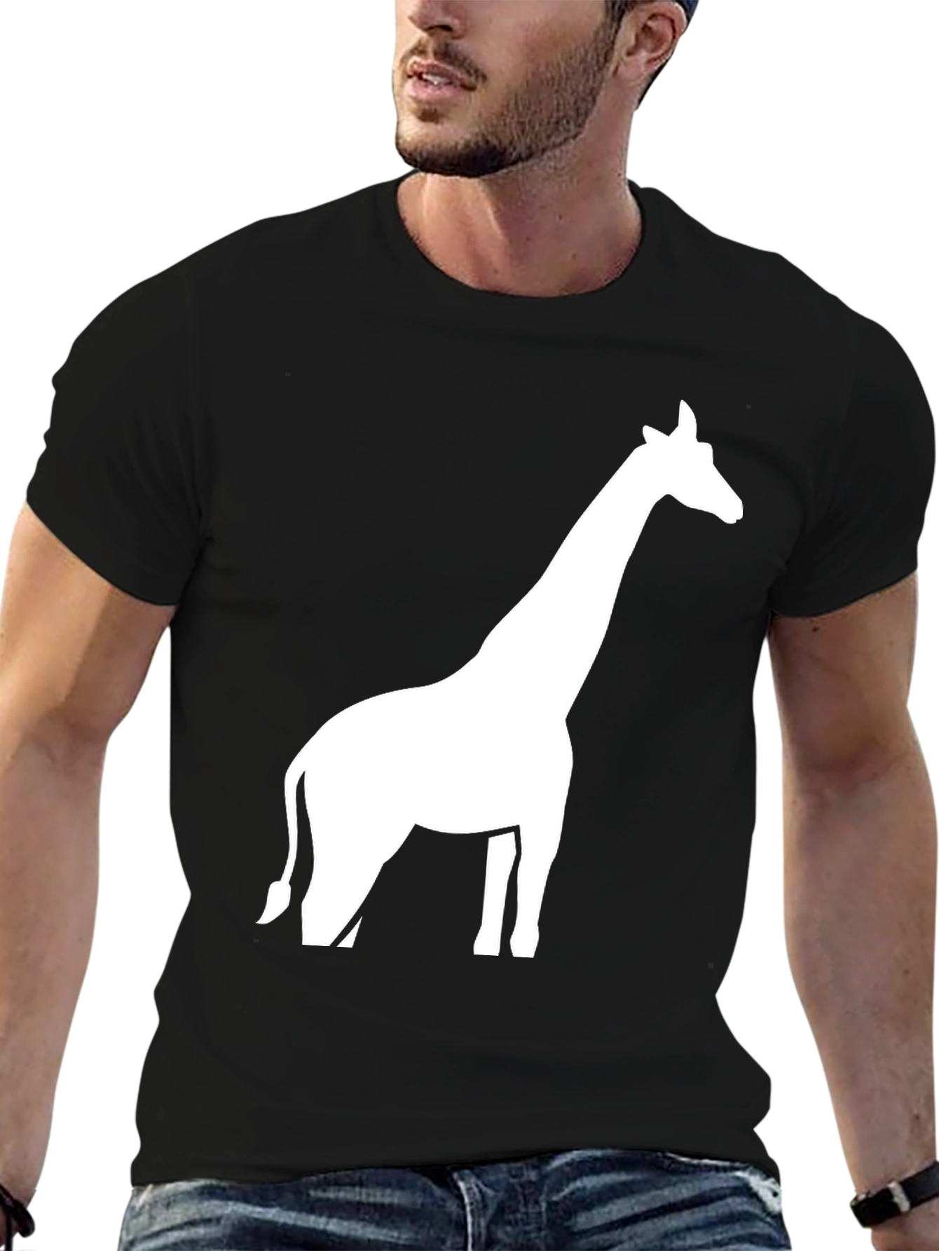 Giraffe Graphic Tee - Modern Unisex T-Shirt