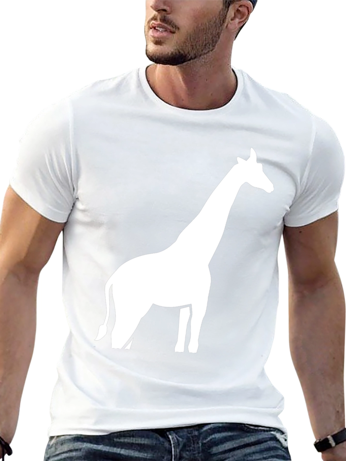Giraffe Graphic Tee - Modern Unisex T-Shirt