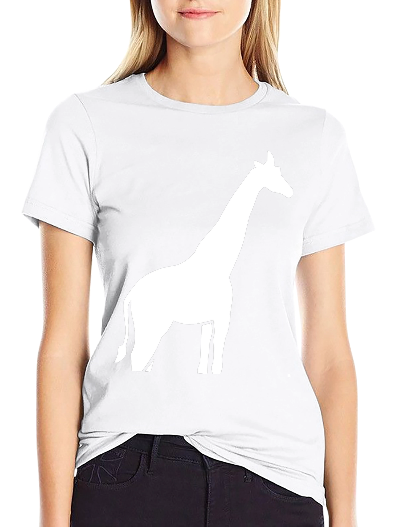 Giraffe Graphic Tee - Modern Unisex T-Shirt