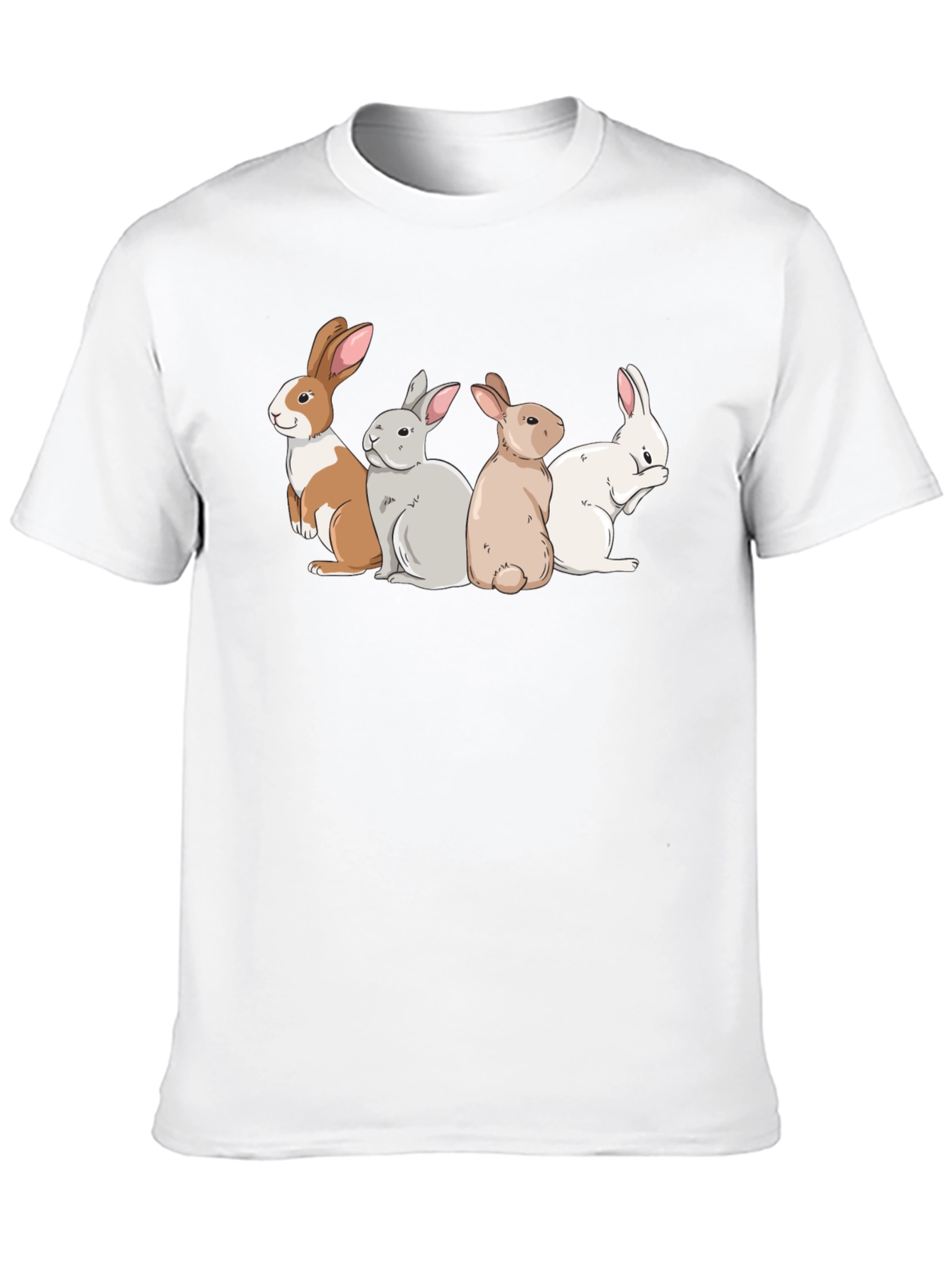 Bunny Squad Graphic Tee - Soft Cotton T-Shirt
