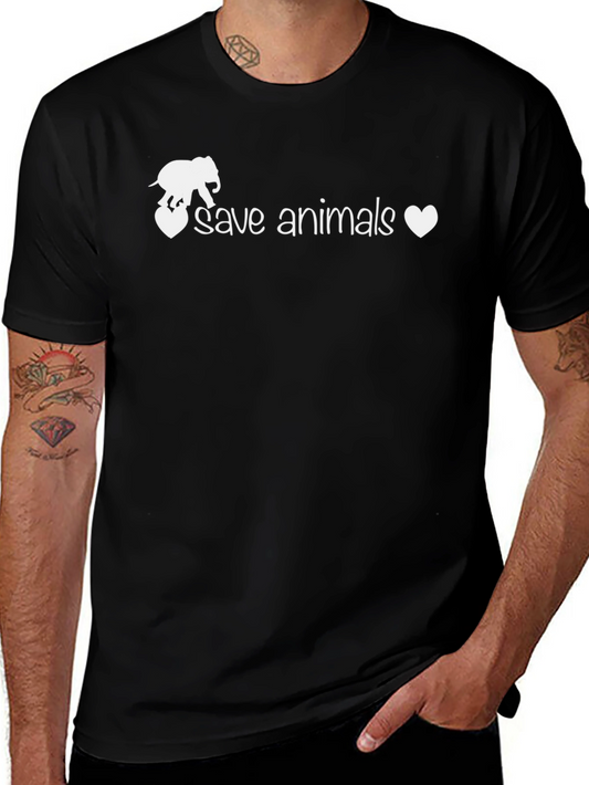 Save Animals Graphic T-Shirt