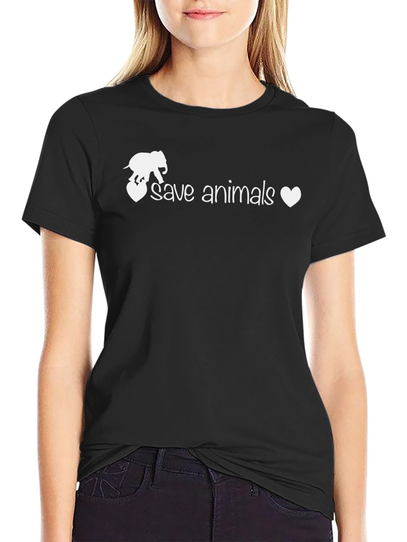 Save Animals Graphic T-Shirt