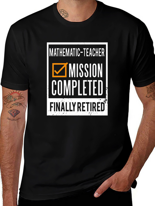 Mathematic Teacher Retired T-Shirt