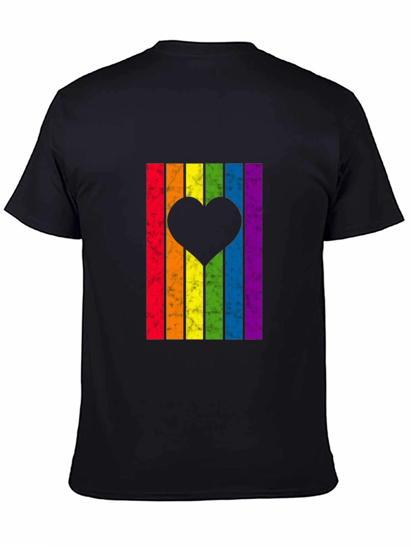 LGBT Rainbow Heart Graphic Tee - Pride Month T-Shirt