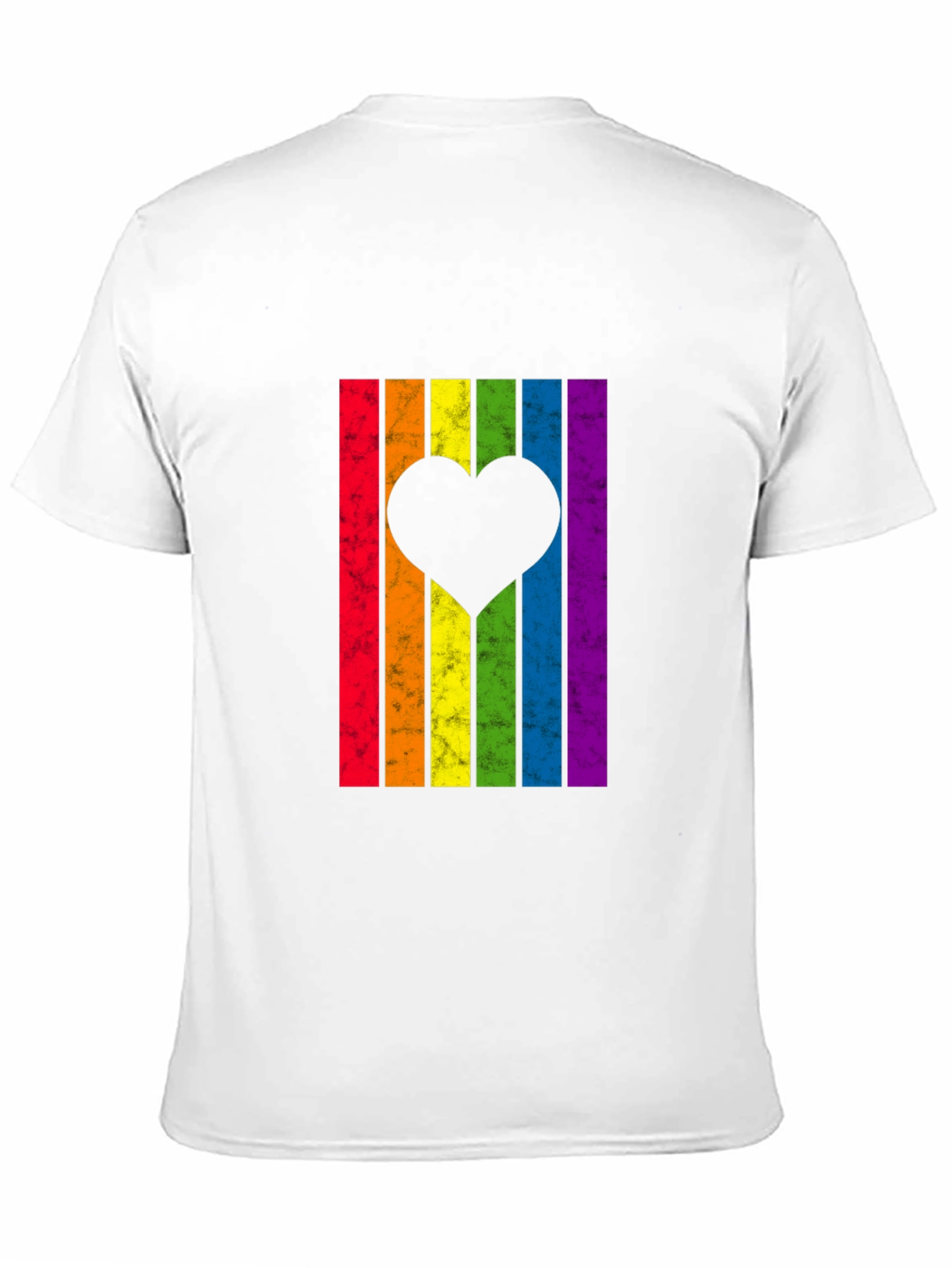 LGBT Rainbow Heart Graphic Tee - Pride Month T-Shirt