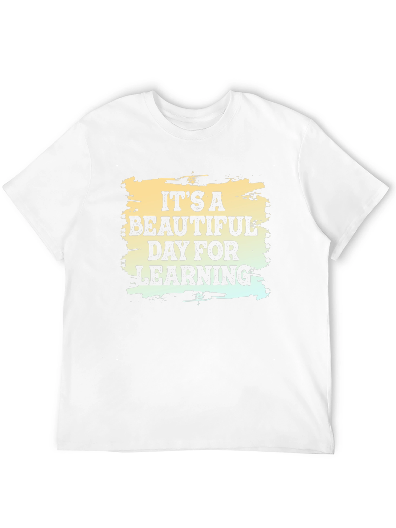 Its A Beautiful Day For Learning Black T-Shirt