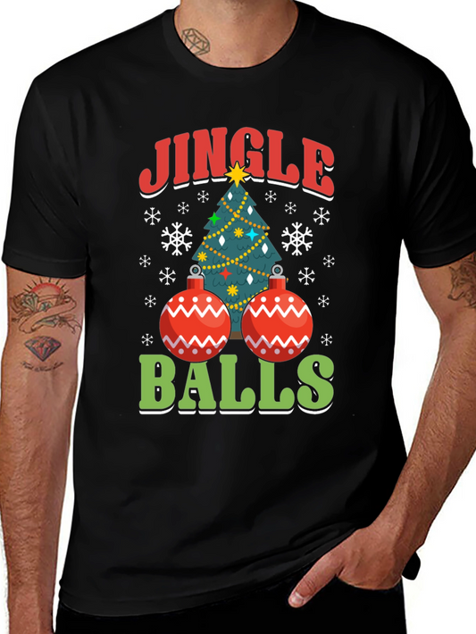 Funny Jingle Balls Christmas T-Shirt Holiday Party Tee