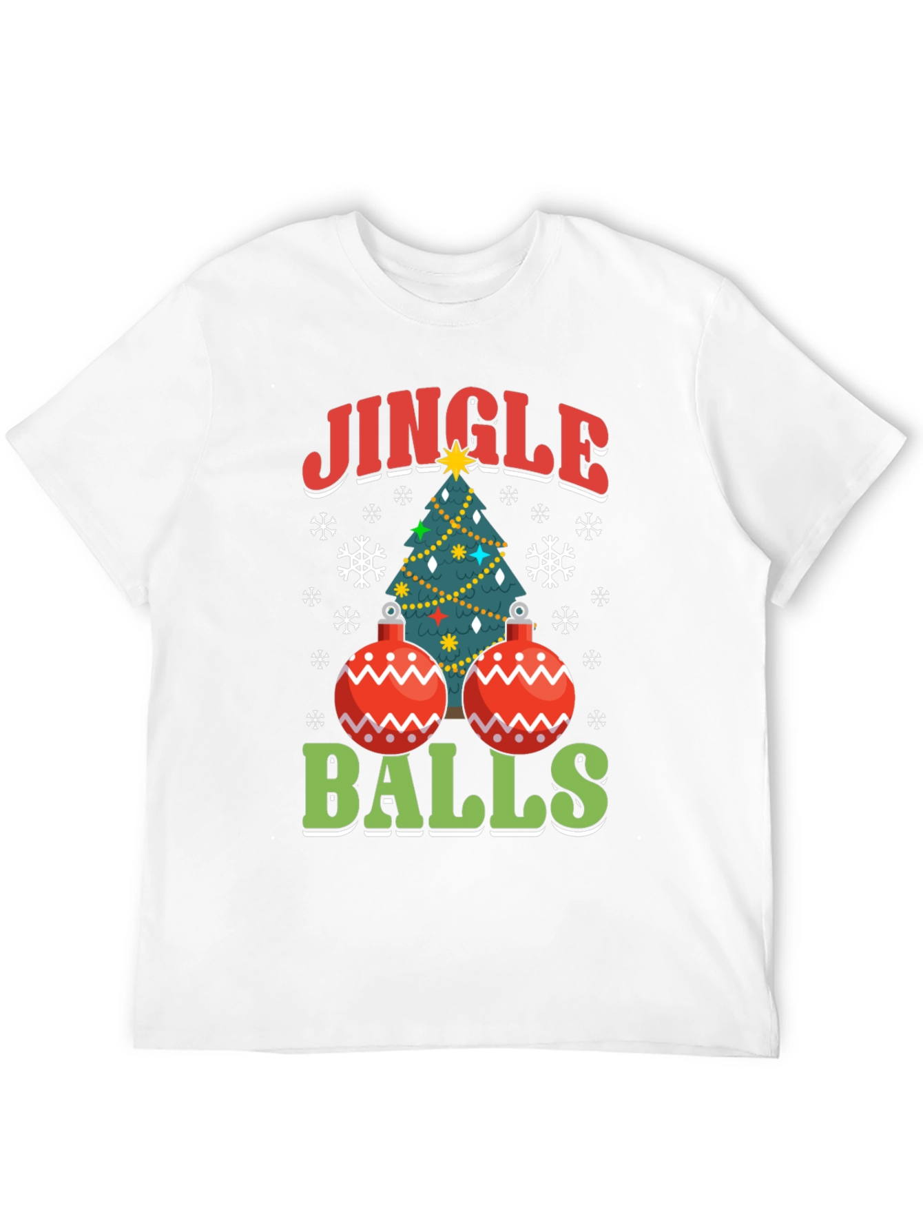 Funny Jingle Balls Christmas T-Shirt Holiday Party Tee