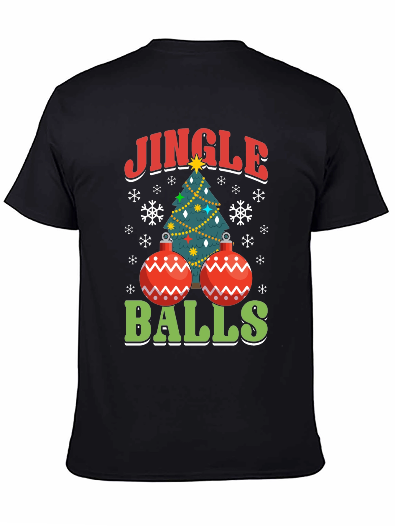 Funny Jingle Balls Christmas T-Shirt Holiday Party Tee