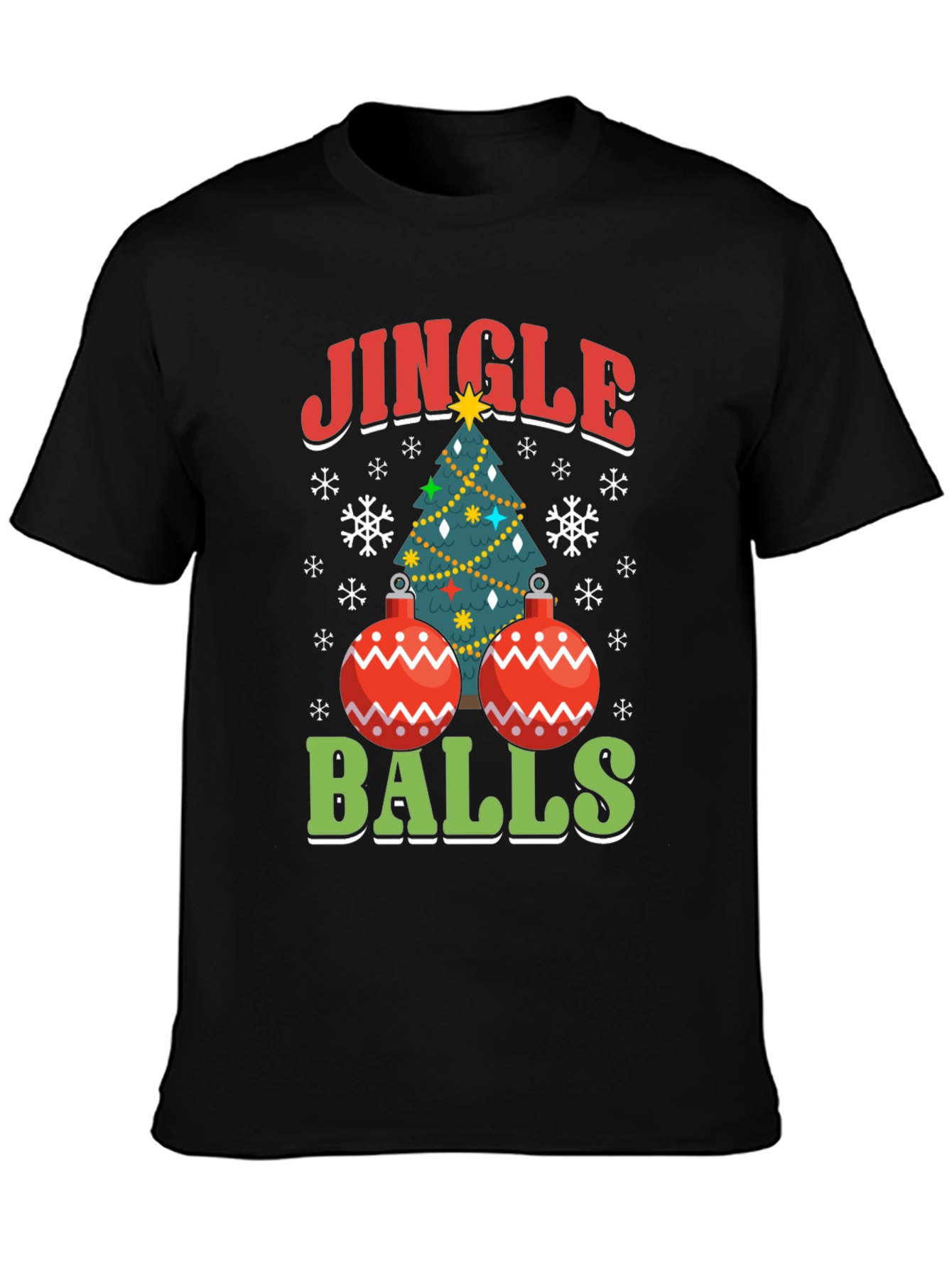 Funny Jingle Balls Christmas T-Shirt Holiday Party Tee