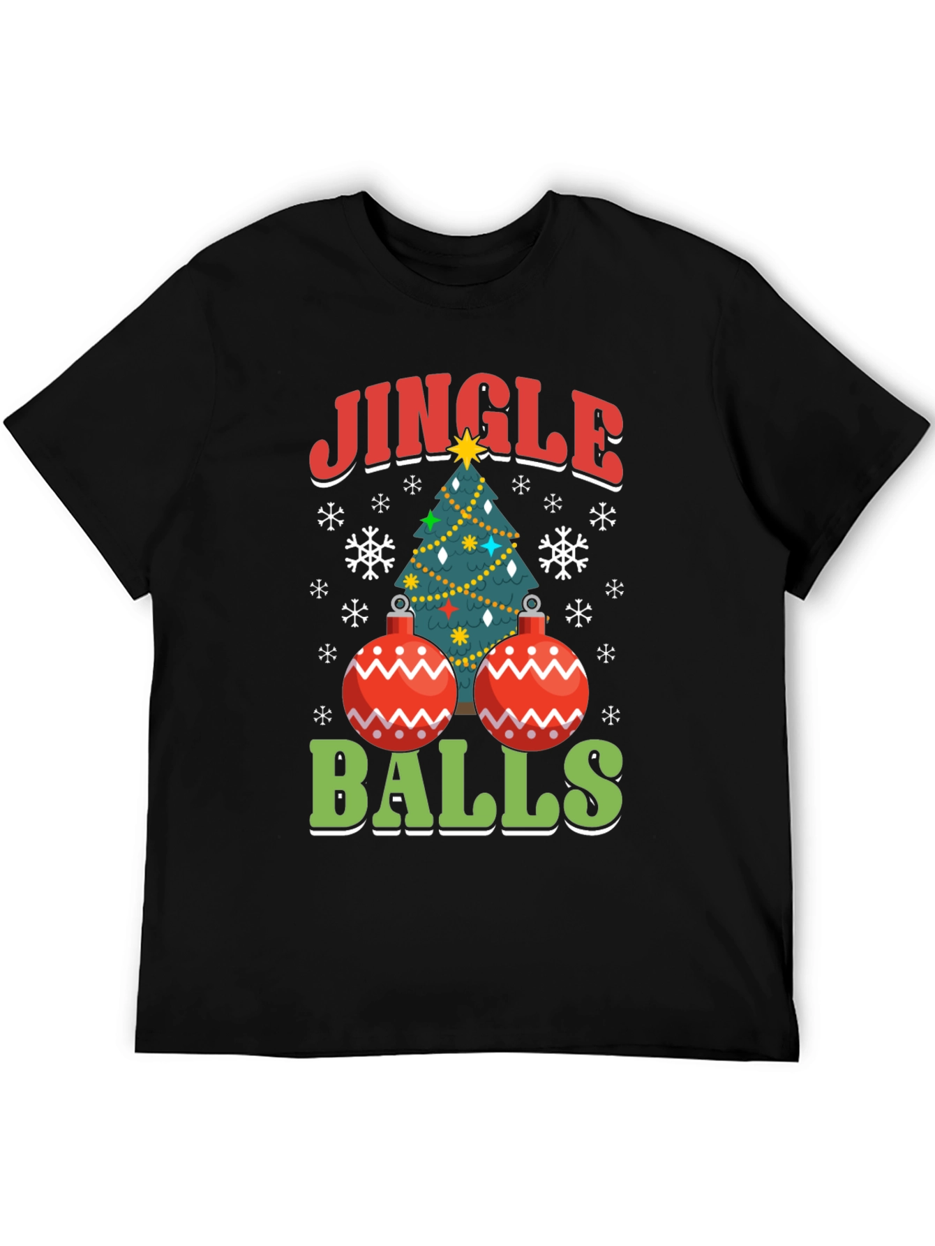 Funny Jingle Balls Christmas T-Shirt Holiday Party Tee