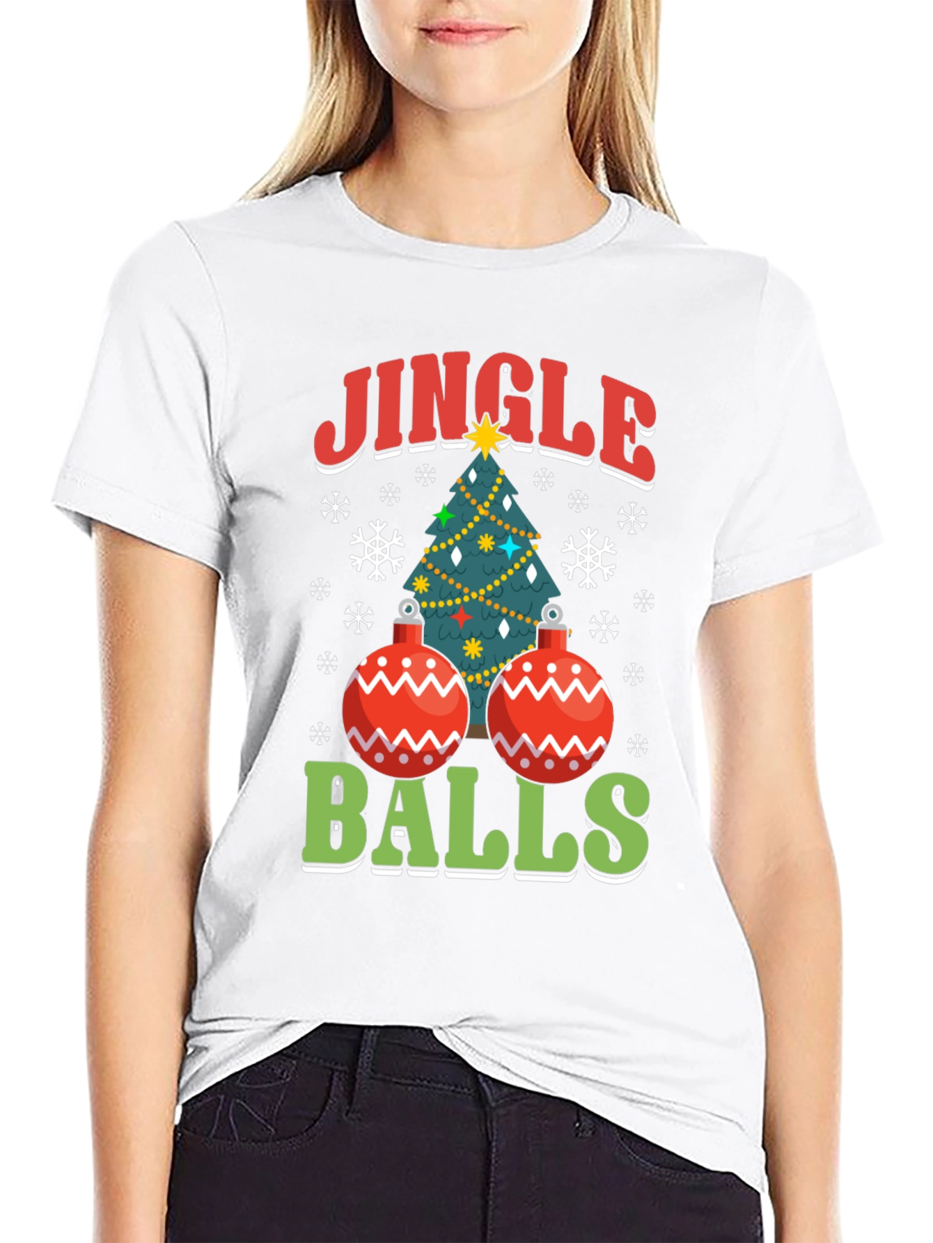 Funny Jingle Balls Christmas T-Shirt Holiday Party Tee