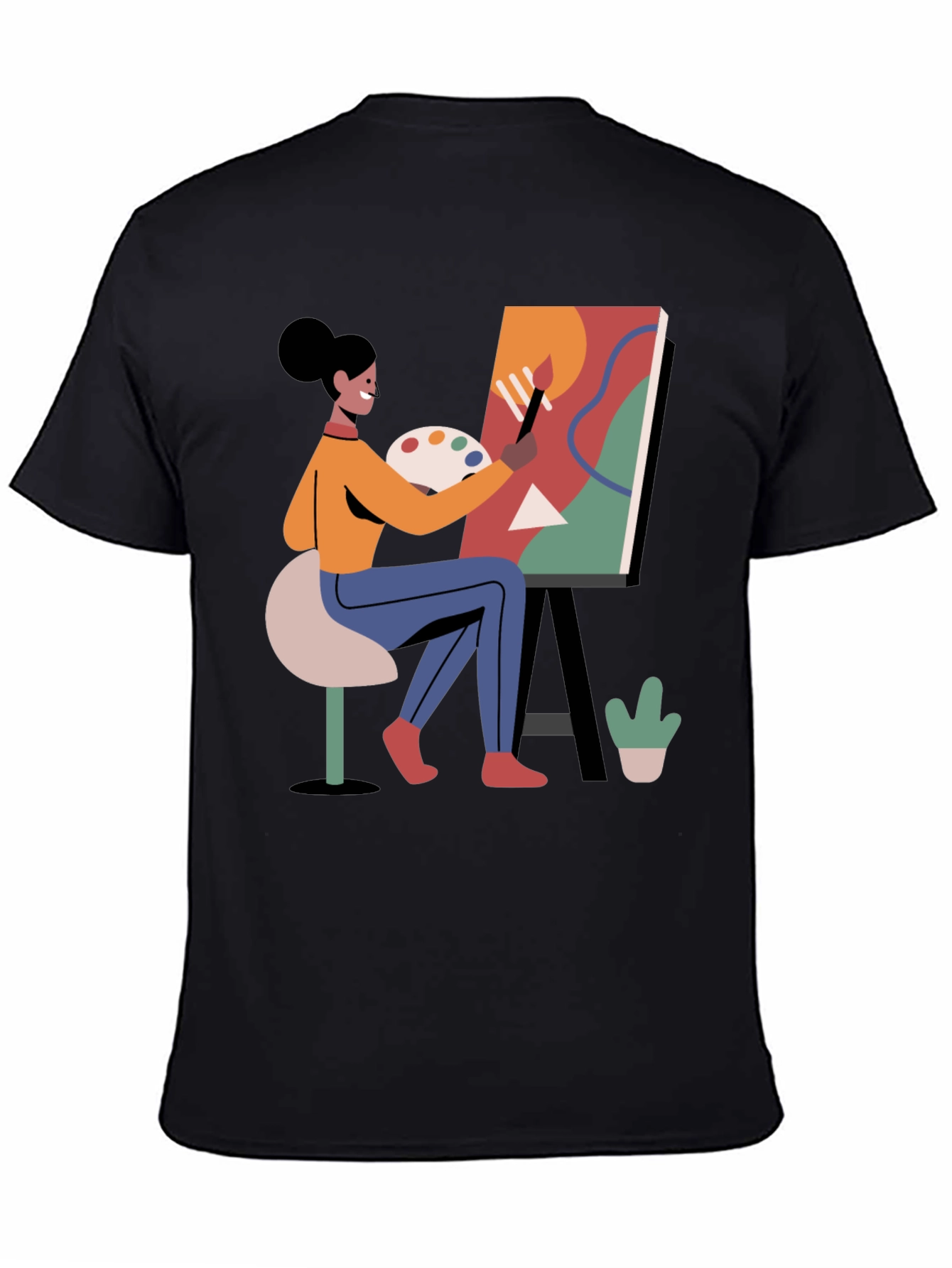 Artist Painting T-Shirt - Creative Graphic Tee