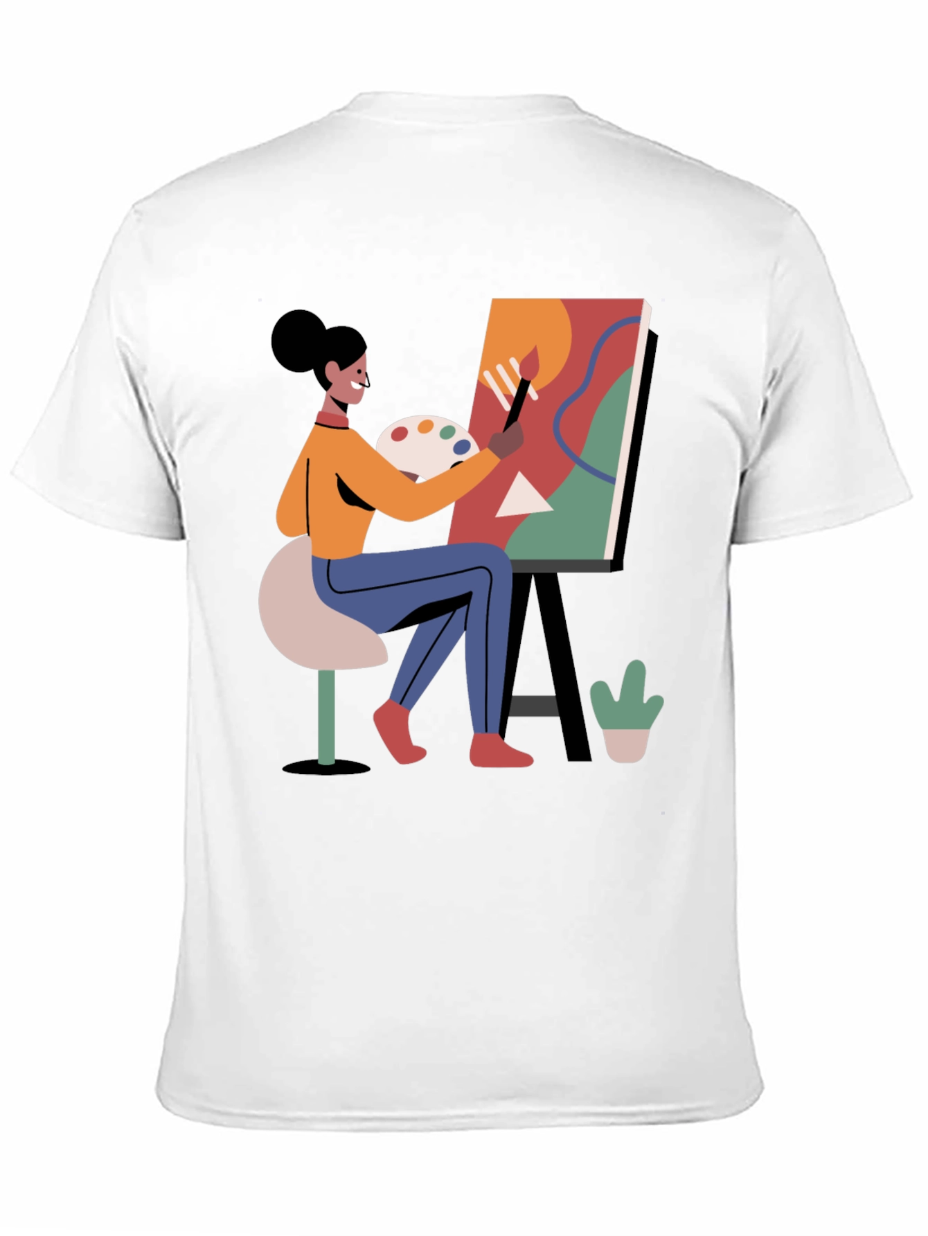Artist Painting T-Shirt - Creative Graphic Tee