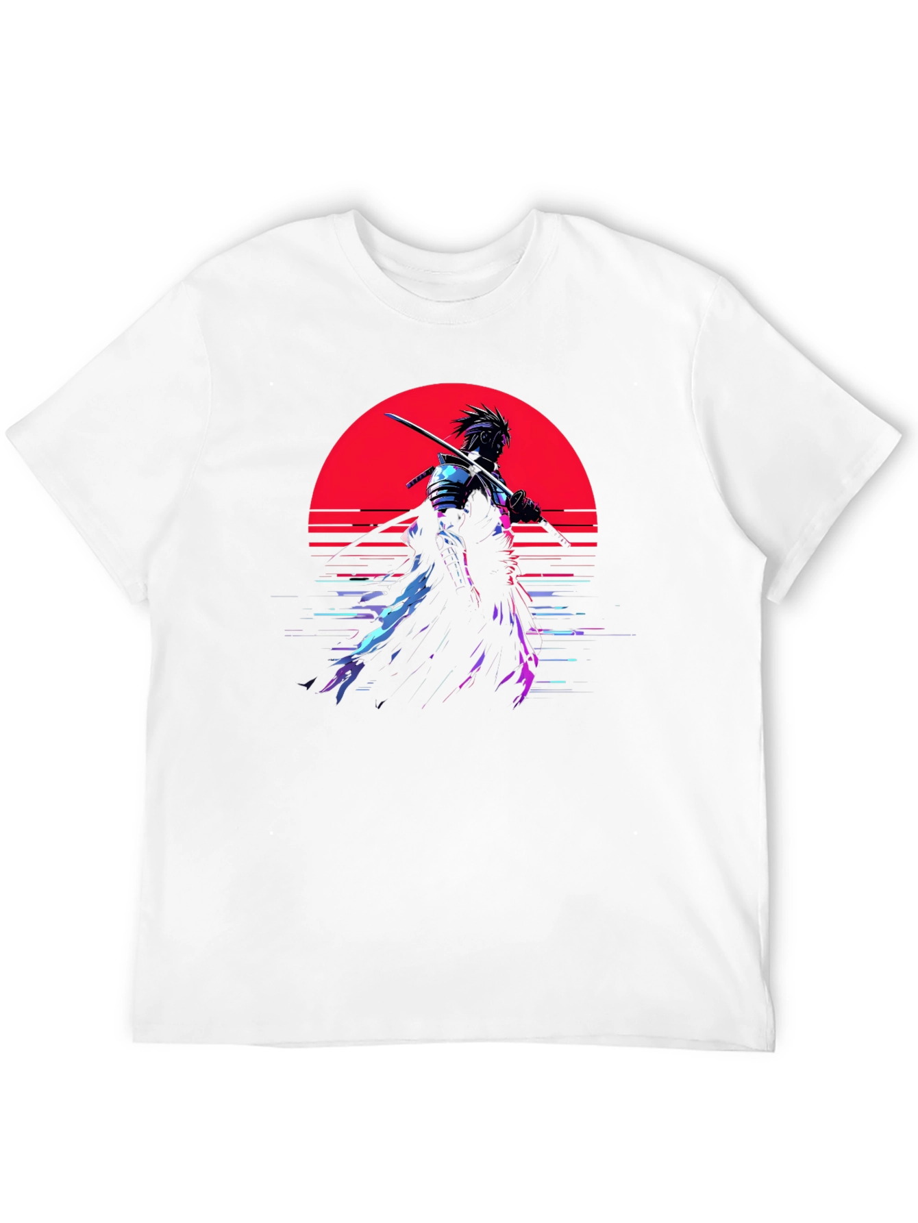 Samurai Sunset Graphic T-Shirt