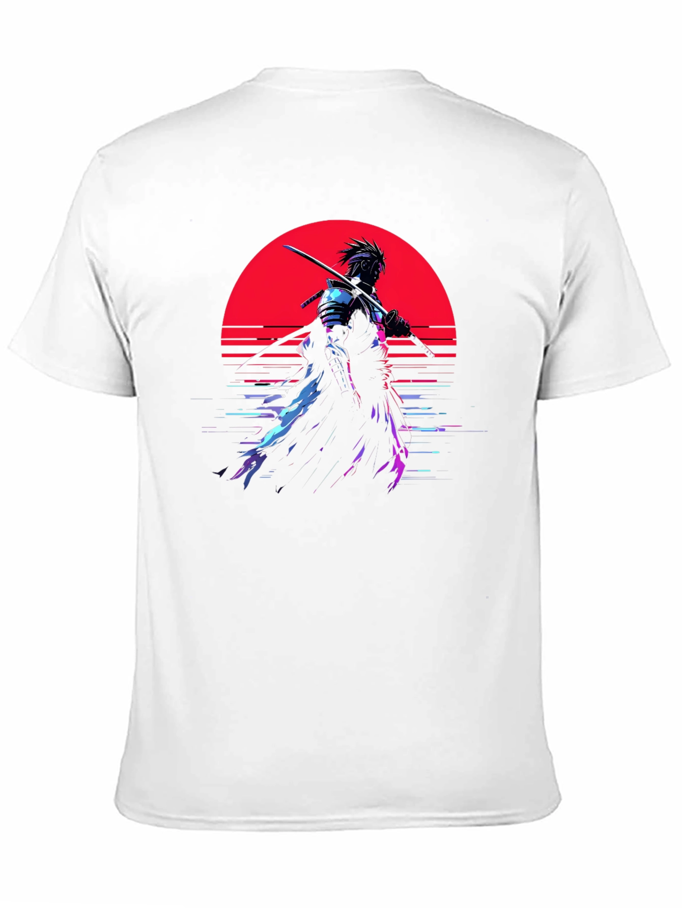 Samurai Sunset Graphic T-Shirt