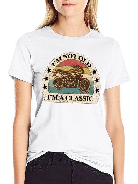 Classic Motorcycle Graphic Tee - Im Not Old