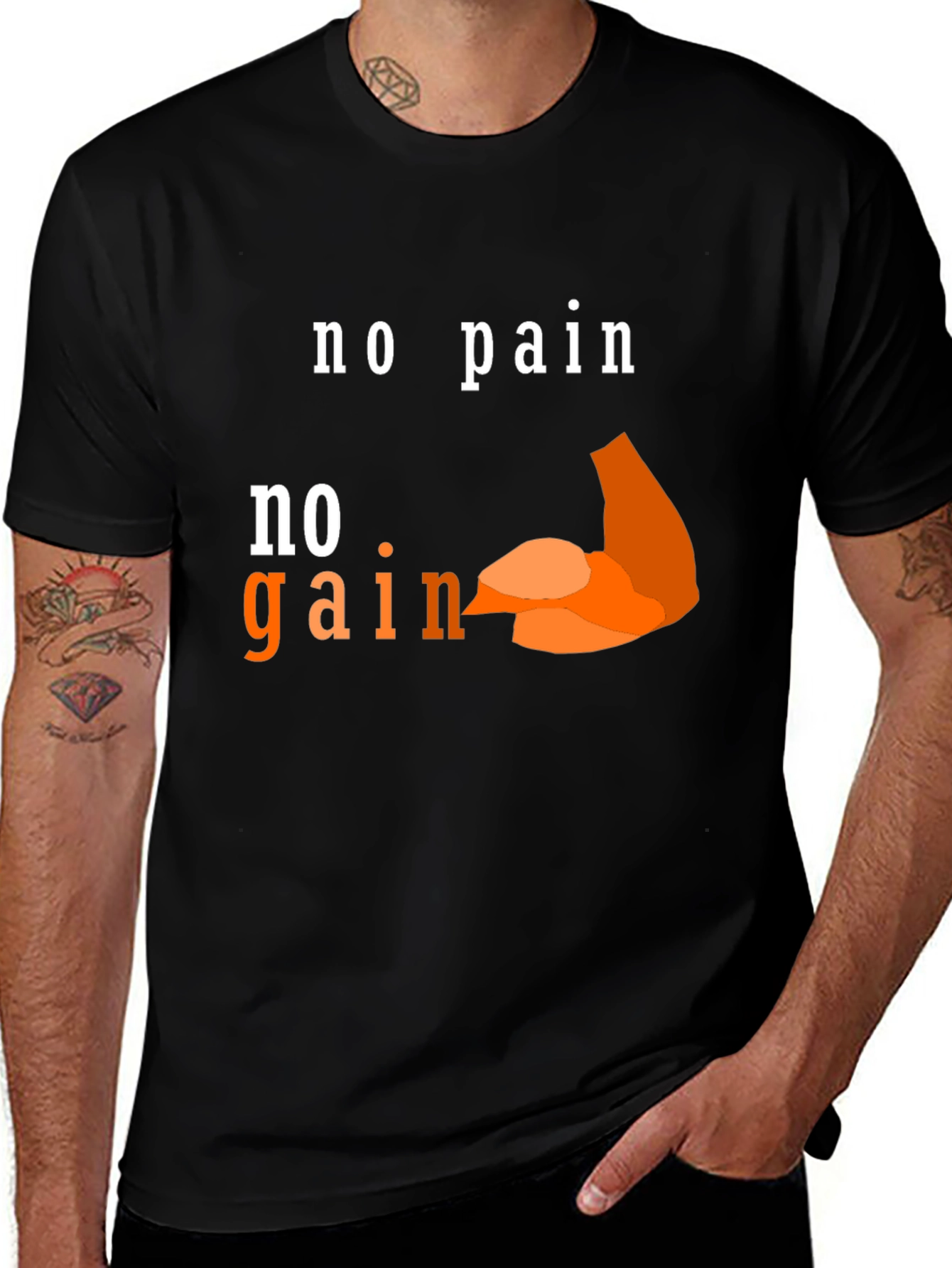 No Pain No Gain Workout T-Shirt