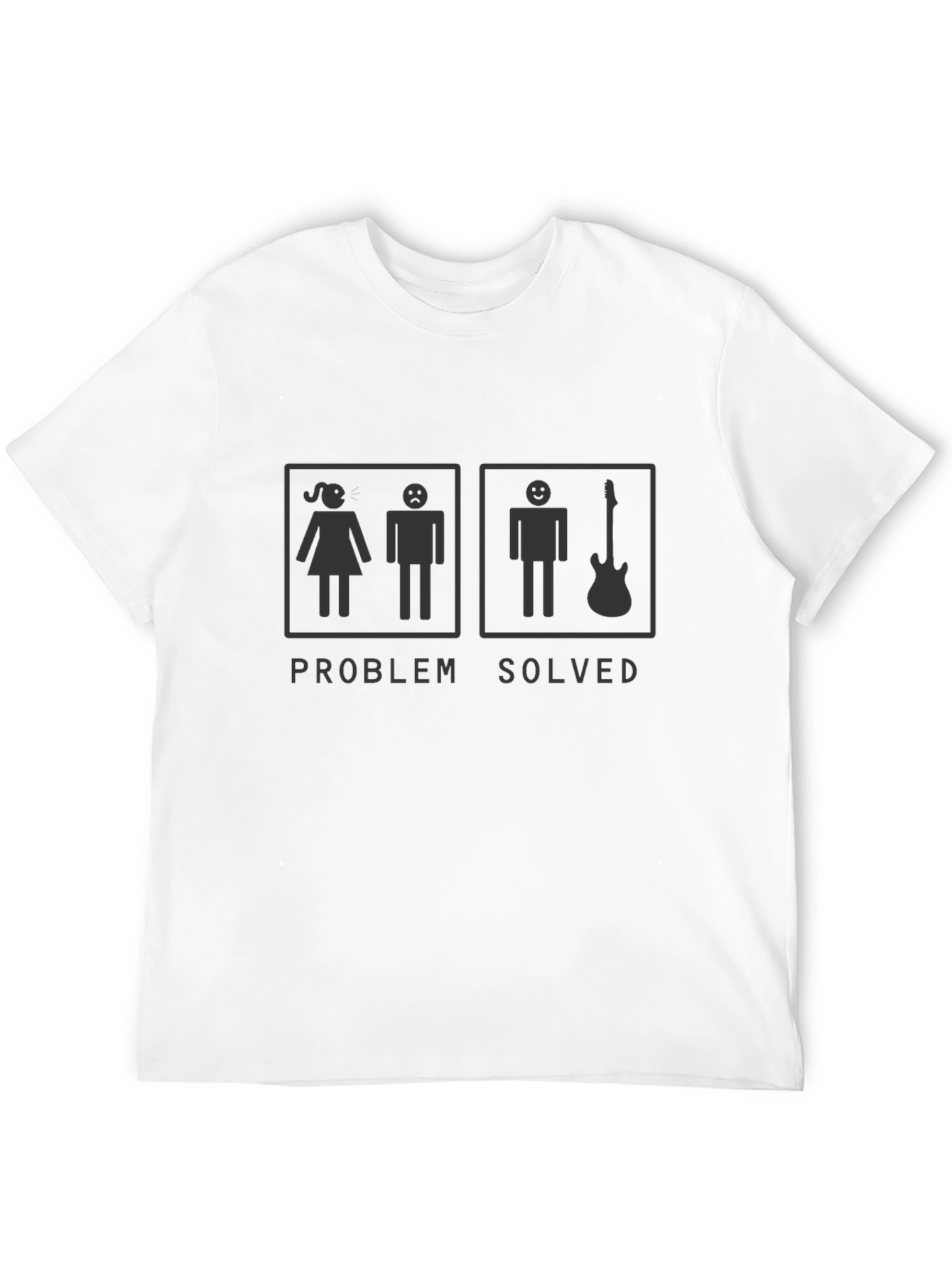 Problem Solved Guitarist T-Shirt - Black