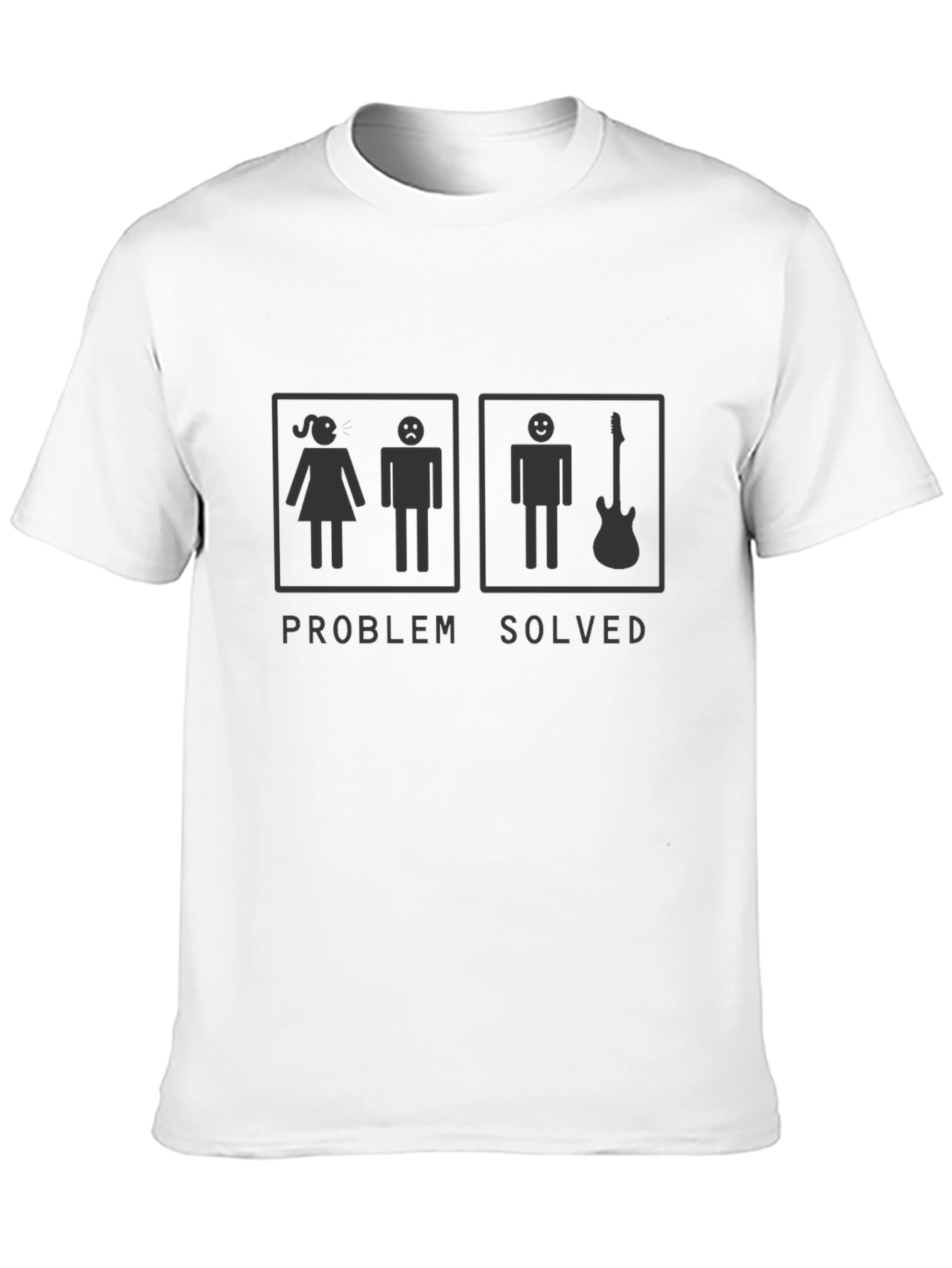 Problem Solved Guitarist T-Shirt - Black