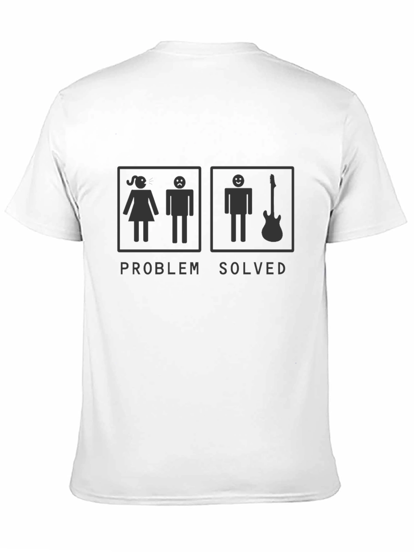 Problem Solved Guitarist T-Shirt - Black